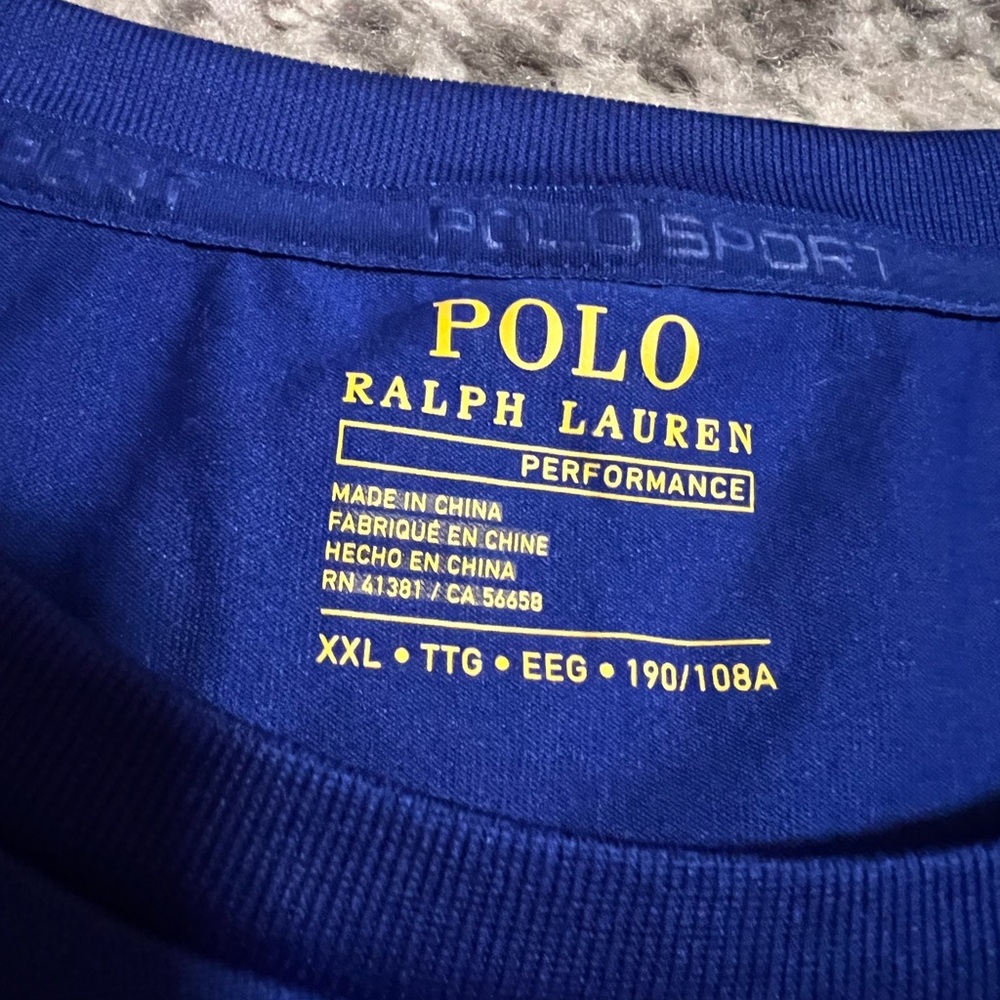 Polo Ralph Lauren Performance Men’s T-shirt Sz. XXL - Picture 2 of 3